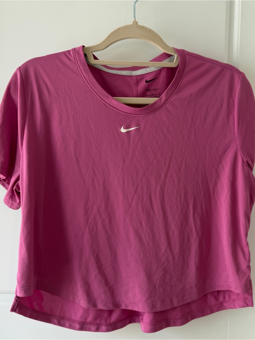 Nike Pink Short Sleeve Dri-FIT Crew Performance Tee